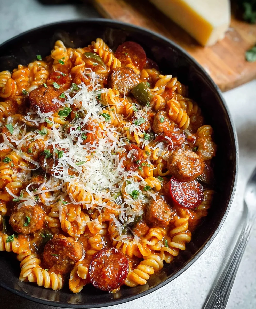 Easy One Pot Pizza Pasta Recipe - Quick & Delicious Meal