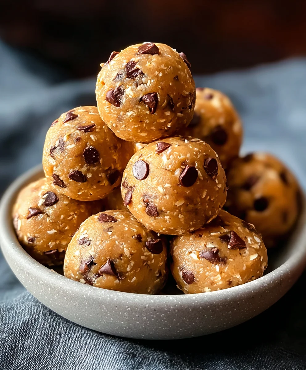 No-Bake Chickpea Cookie Bites-Easy Vegan Treat