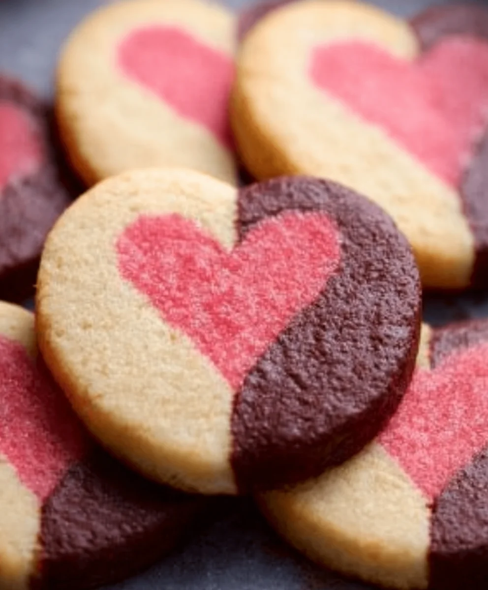 Slice-and-Bake Non-Non-Non-Alcoholic Alternativeic Vnon-alcoholic alentine Cookies