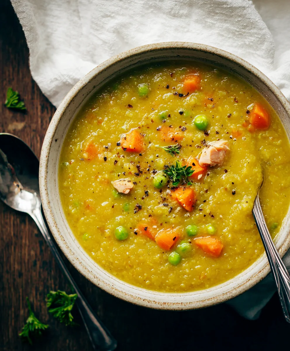 Classic Split Pea Soup-Hearty & Delicious Beef Recipe