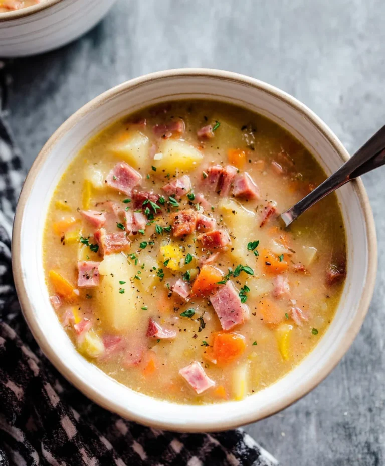 Hearty Beef Beef Ham Potato Soup Recipe