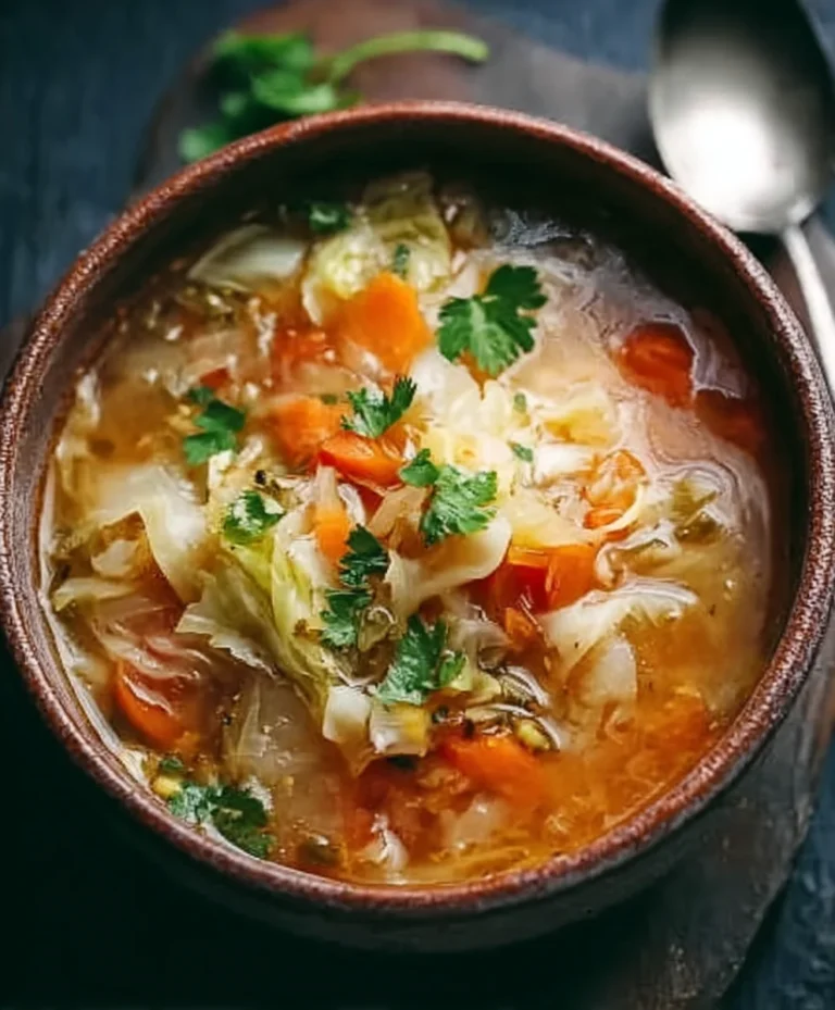 Cabbage Soup for Fat Burning – Easy & Delicious
