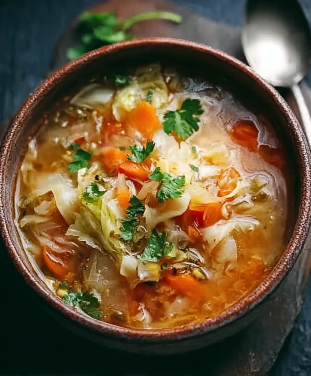 Cabbage Soup for Fat Burning - Easy & Delicious