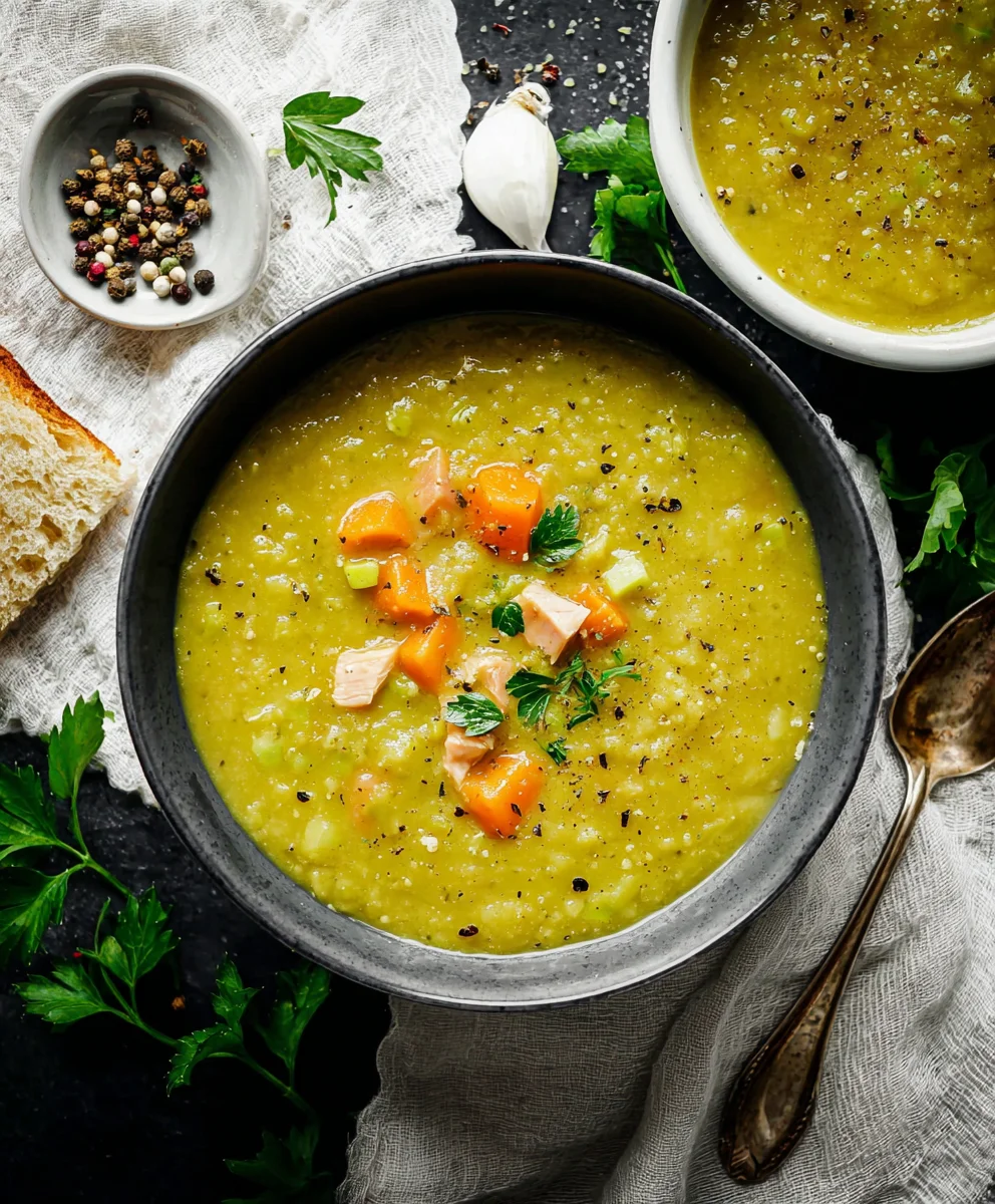 Classic Split Pea Soup-Hearty & Delicious Beef Recipe