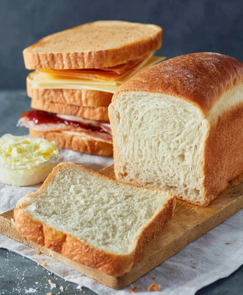 The Best Sandwich Bread Recipe- Soft Fluffy Homemade Loaf