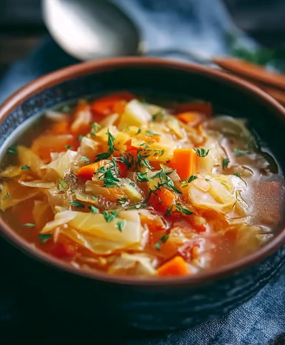 Cabbage Soup for Fat Burning - Easy & Delicious