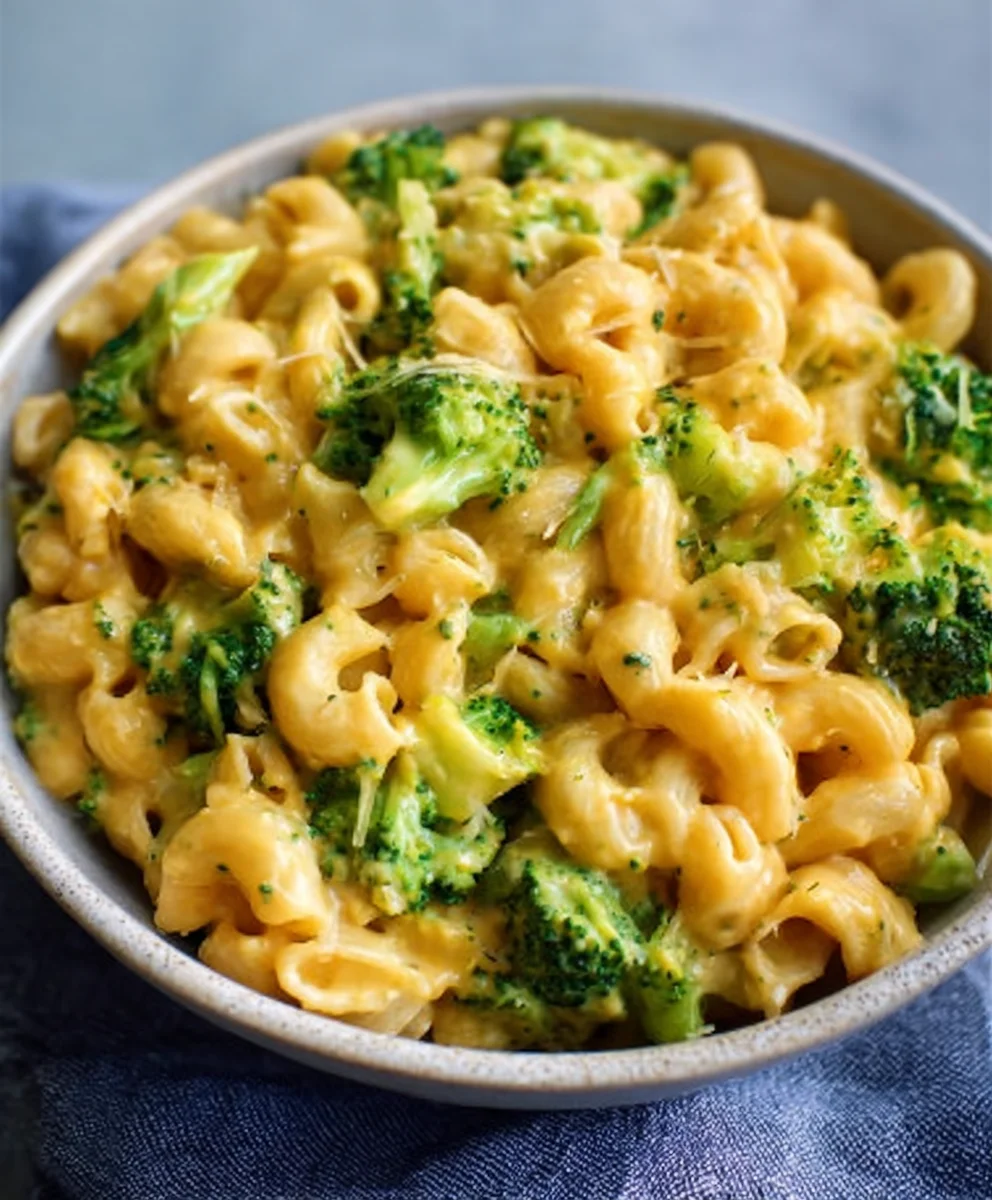 Healthy Broccoli Mac and Cheese - One Pot Wonder
