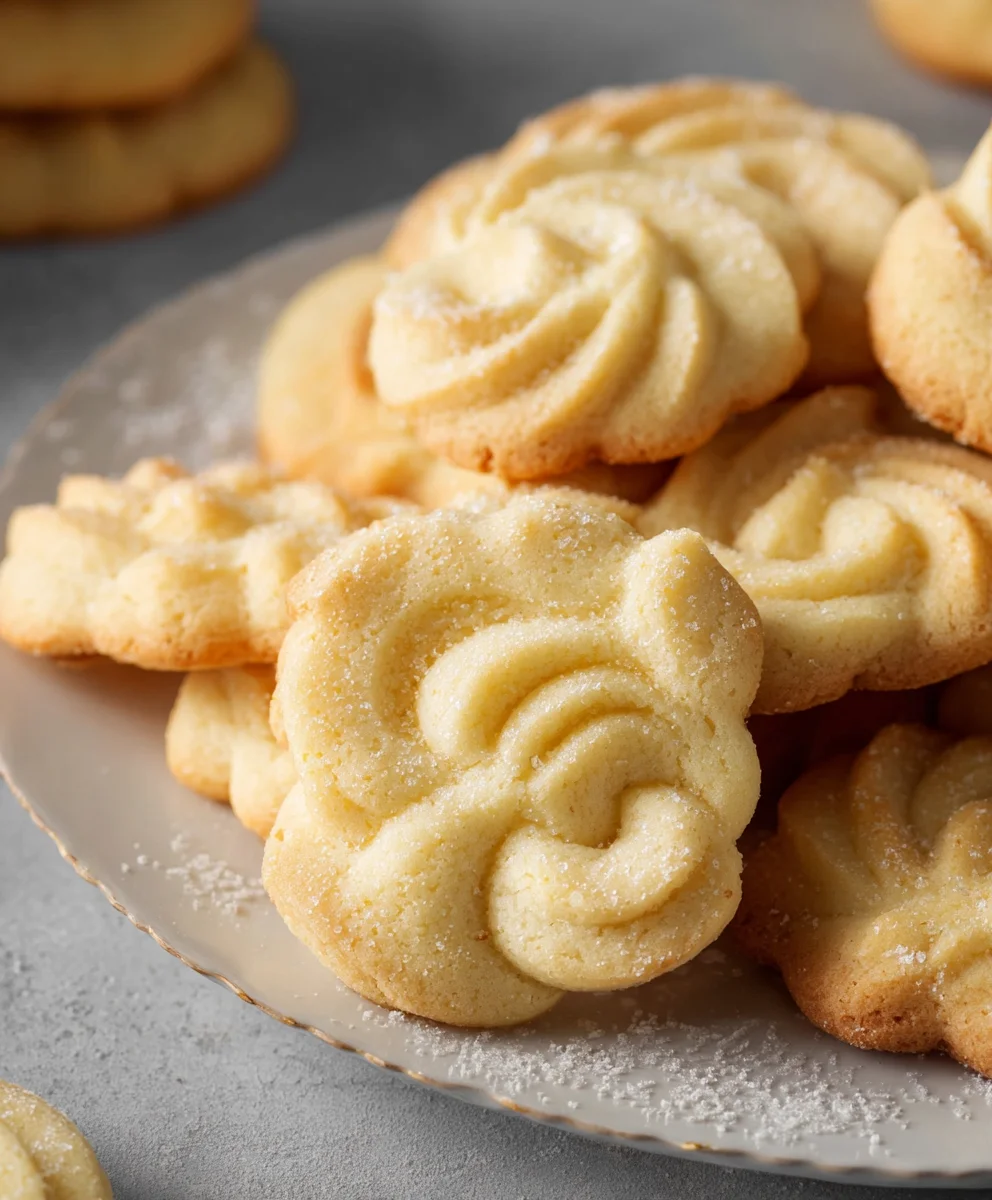 Melt-in-your-mouth Danish Butter Cookies - Easy Recipe