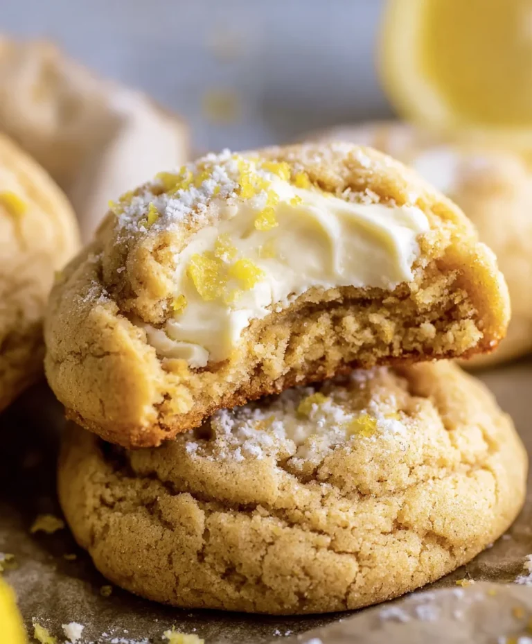 Lemon Cheesecake Cookies-Easy & Delicious Dessert