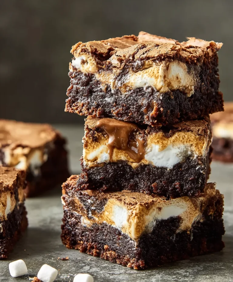 Decadent Smores Brownies-Campfire Treat Recipe