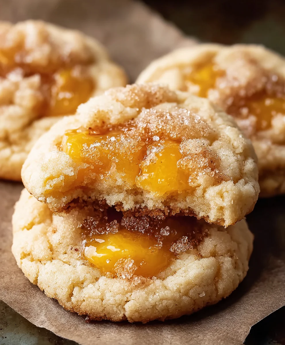 Easy Peach Cobbler Cookies Recipe