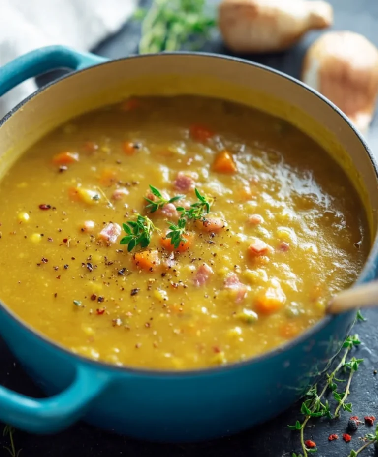 Hearty Split Pea Soup – Easy & Delicious Recipe