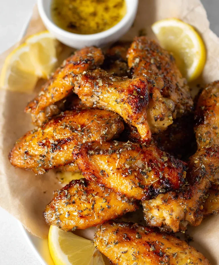 Honey Lemon Pepper Beef Wings Recipe