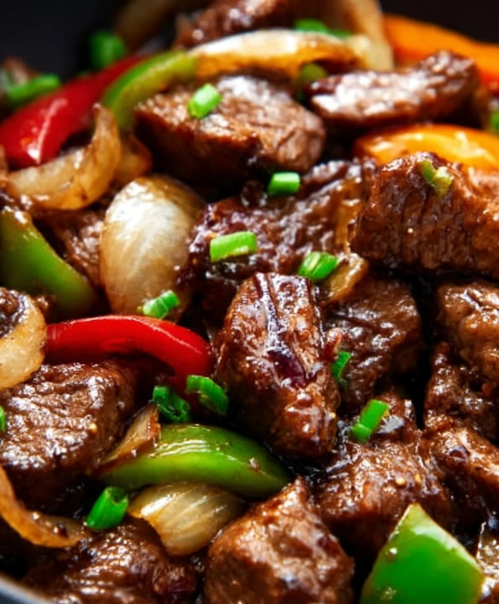 Easy Pepper Steak Recipe- Beef Bell Pepper Onion