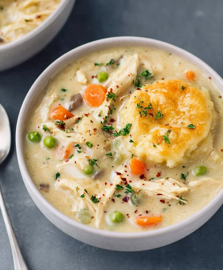 Comforting Chicken Pot Pie Soup Recipe – Easy & Delicious