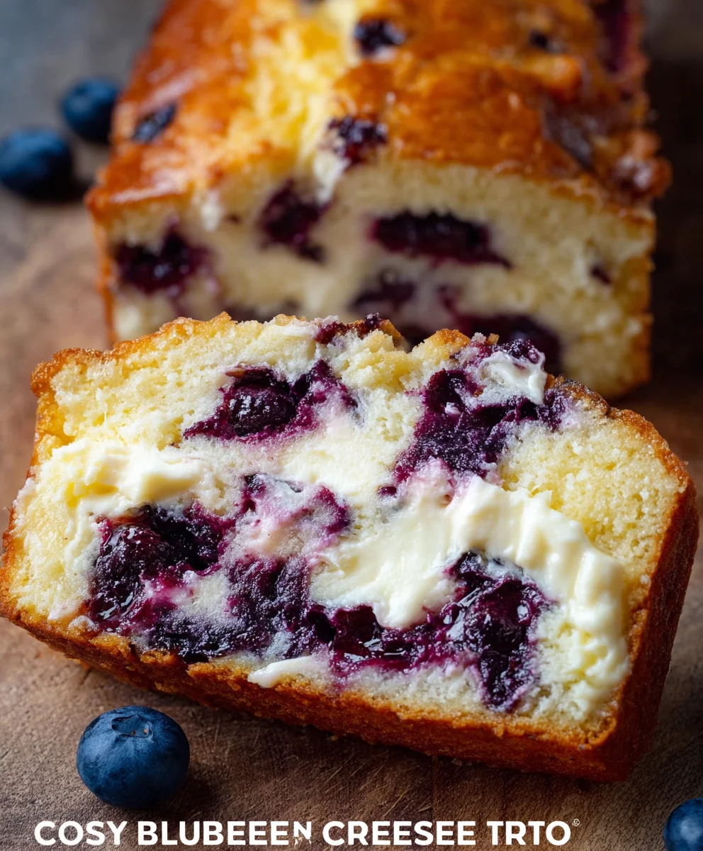 Blueberry Cream Cheese Loaf-Easy & Delicious Bake