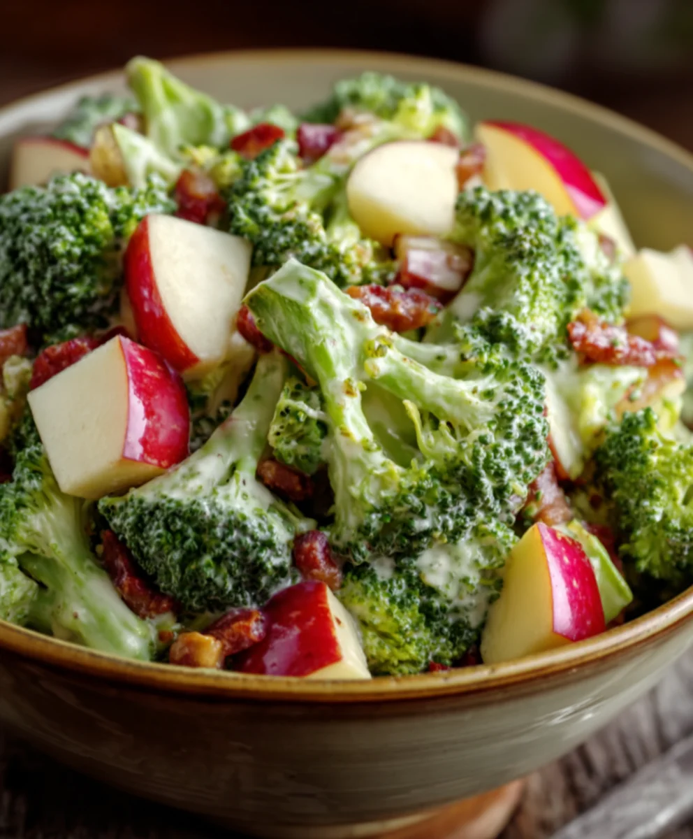 Honeycrisp Apple Broccoli Salad - Fresh & Flavorful