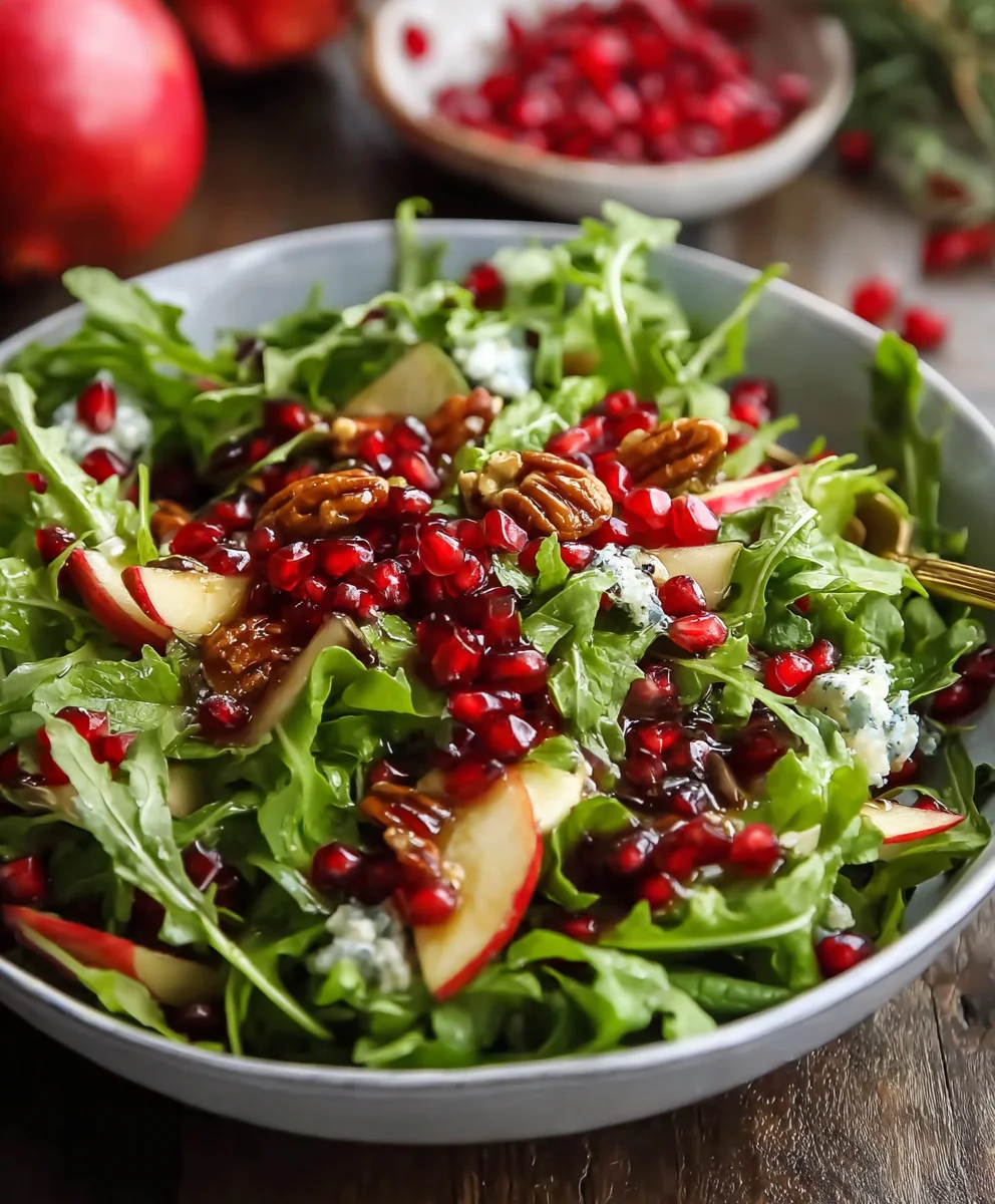 Pomegranate Christmas Salad Honey Mustard Dressing Alrightwithme