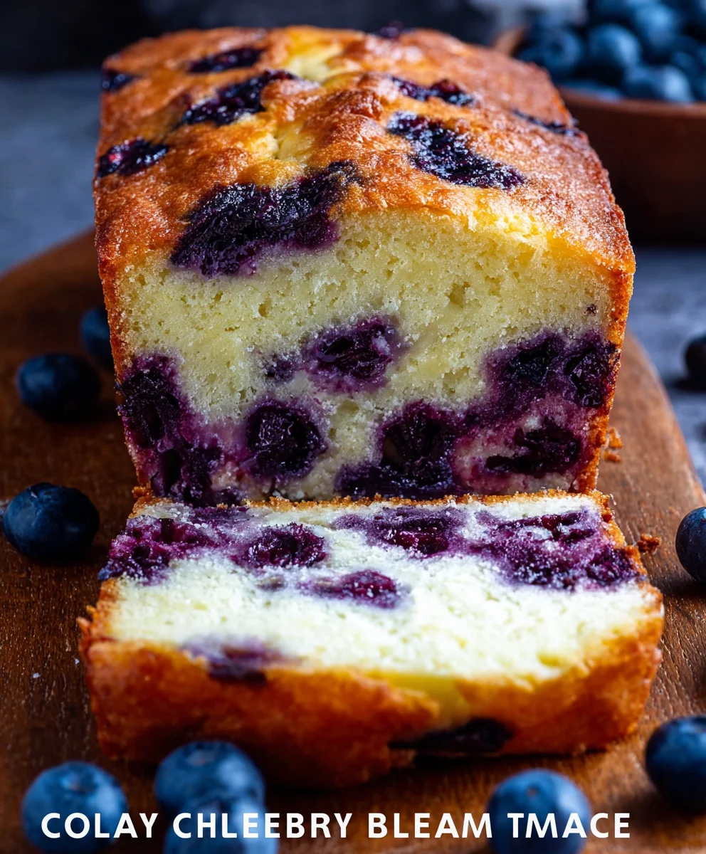 Blueberry Cream Cheese Loaf-Easy & Delicious Bake