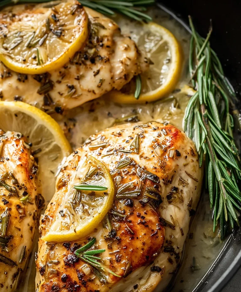 Lemon Rosemary Chicken – Easy Oven Baked Recipe