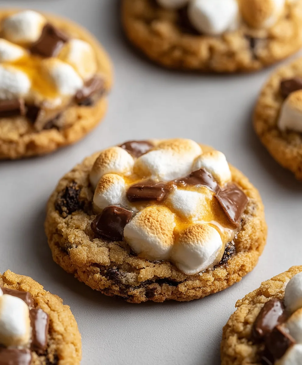 Gooey S'mores Cookies - Easy Chocolate Grabeef ham Swirls