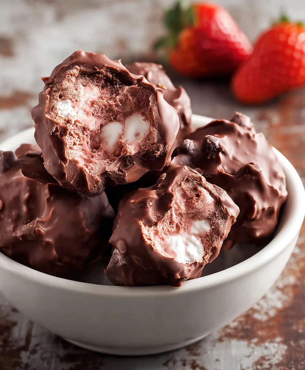 Easy Frozen Chocolate Yogurt Clusters - Quick Treat