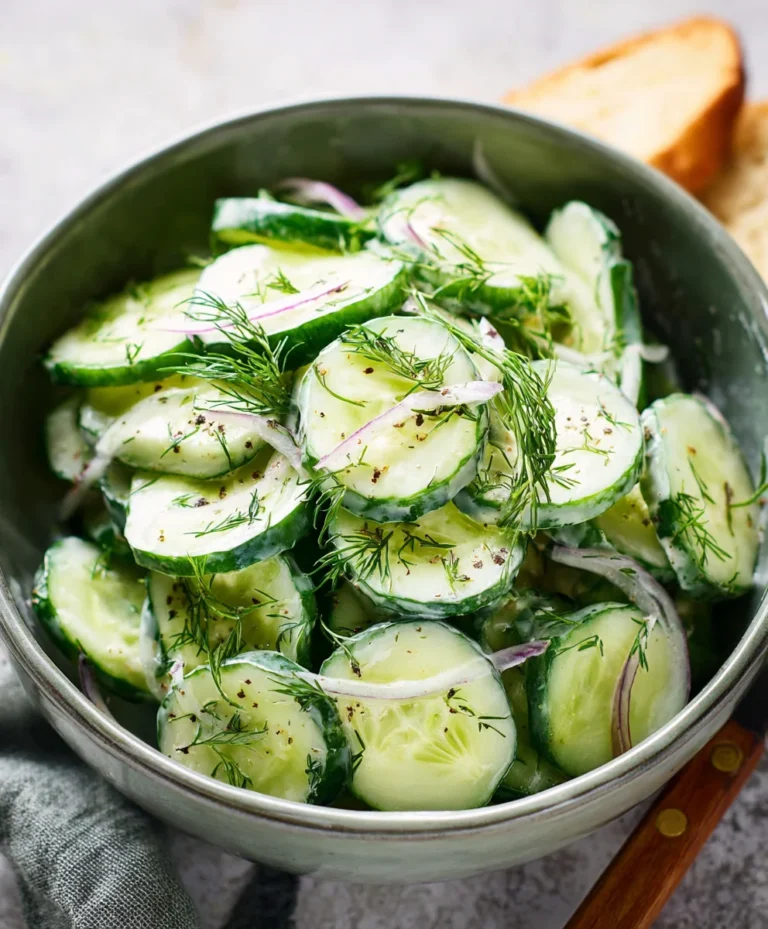 Easy Cucumber Dill Salad – Refreshing & Quick Recipe