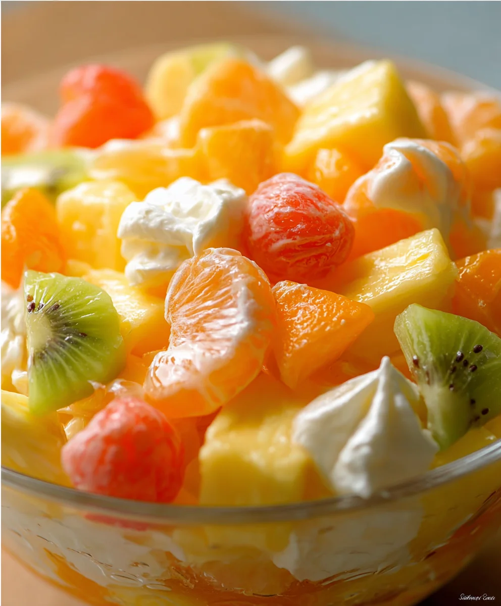 Hawaiian Fruit Salad- Tropical Sweetness- Refreshing Tropical Treat