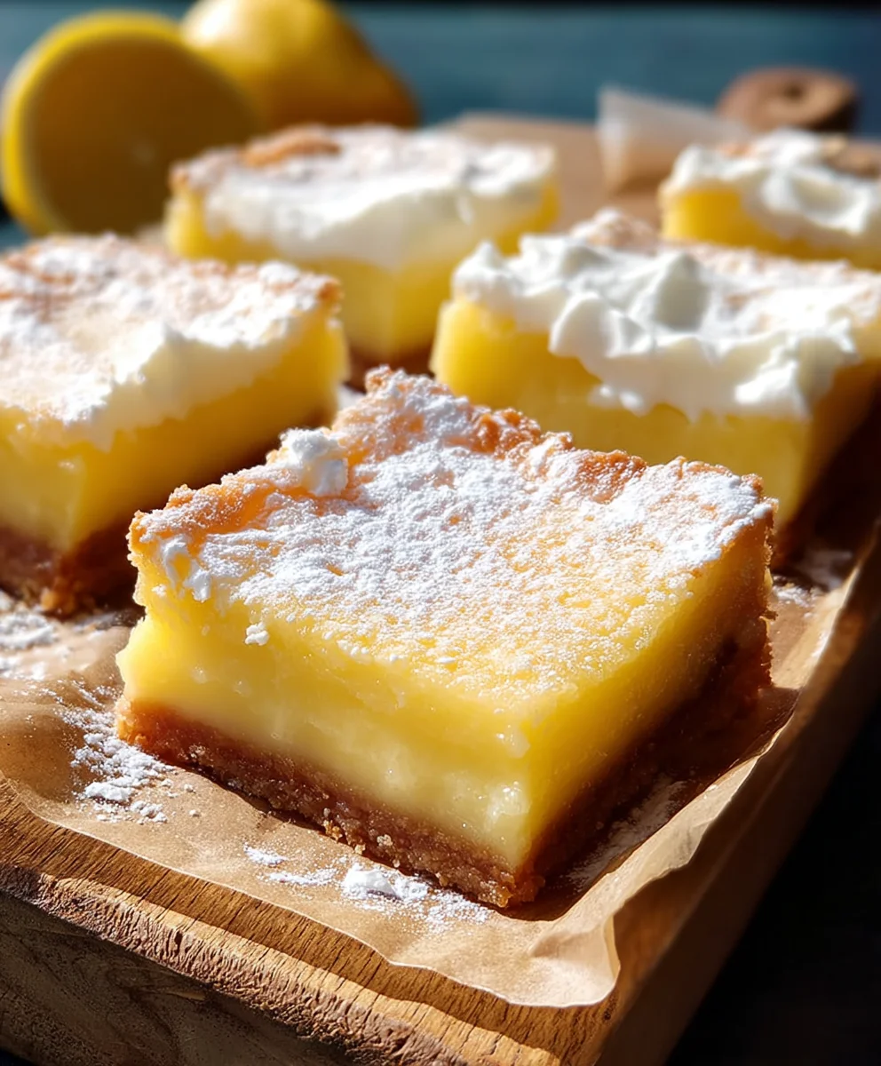 Tangy Citrus Dessert Squares- Easy Refreshing Treat