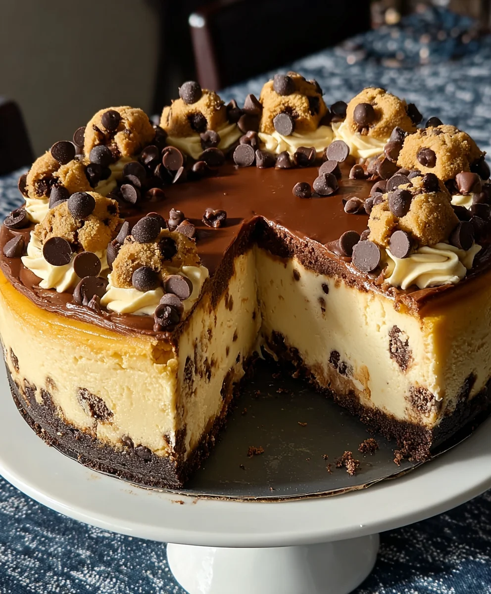 Chocolate Chip Cookie Cheesecake-Best Dessert Recipe