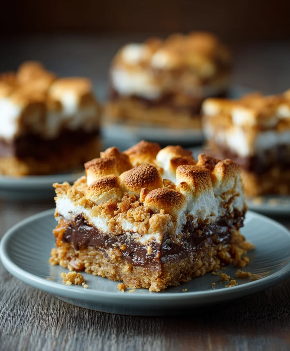 Smores Seven Layer Bar Recipe- Easy Dessert