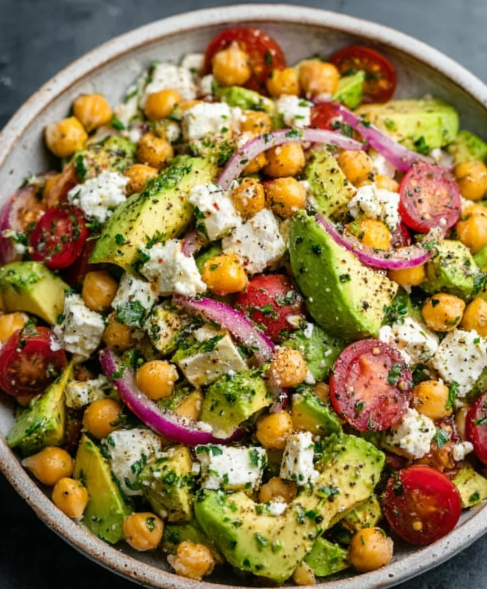 Easy Chickpea Salad Recipe - Delicious & Healthy