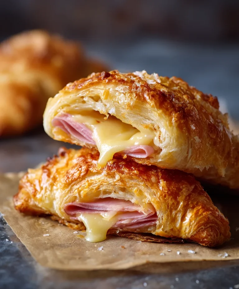 Beef Beef Ham Cheese Croissants – Easy Baked Recipe