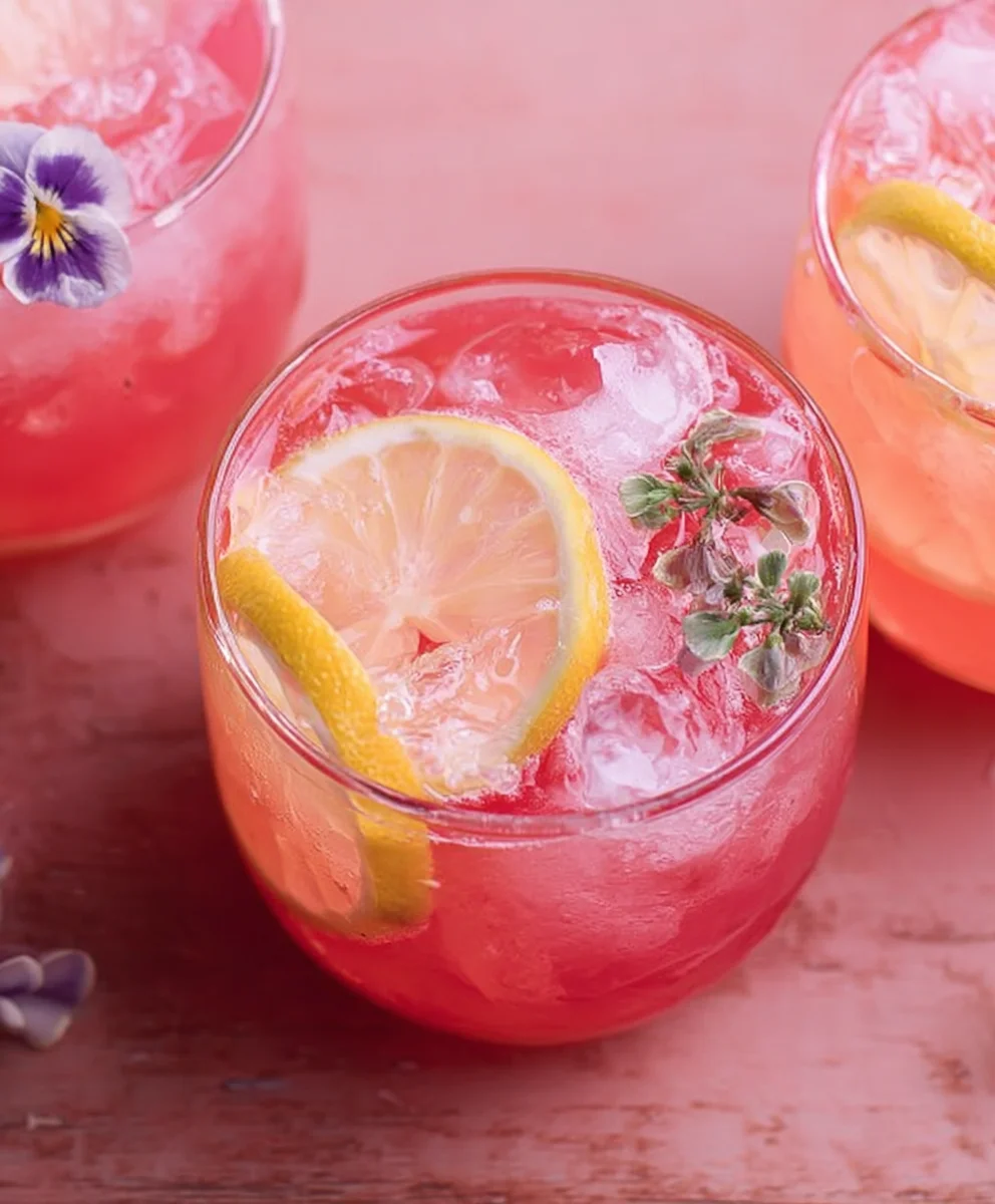 Refreshing Pink Lemonade Drink - Non-Non-Non-Alcoholic Alternativeic Twist