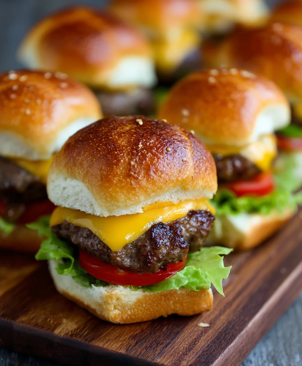 Cheeseburger Sliders Easy Hawaiian Roll Recipe