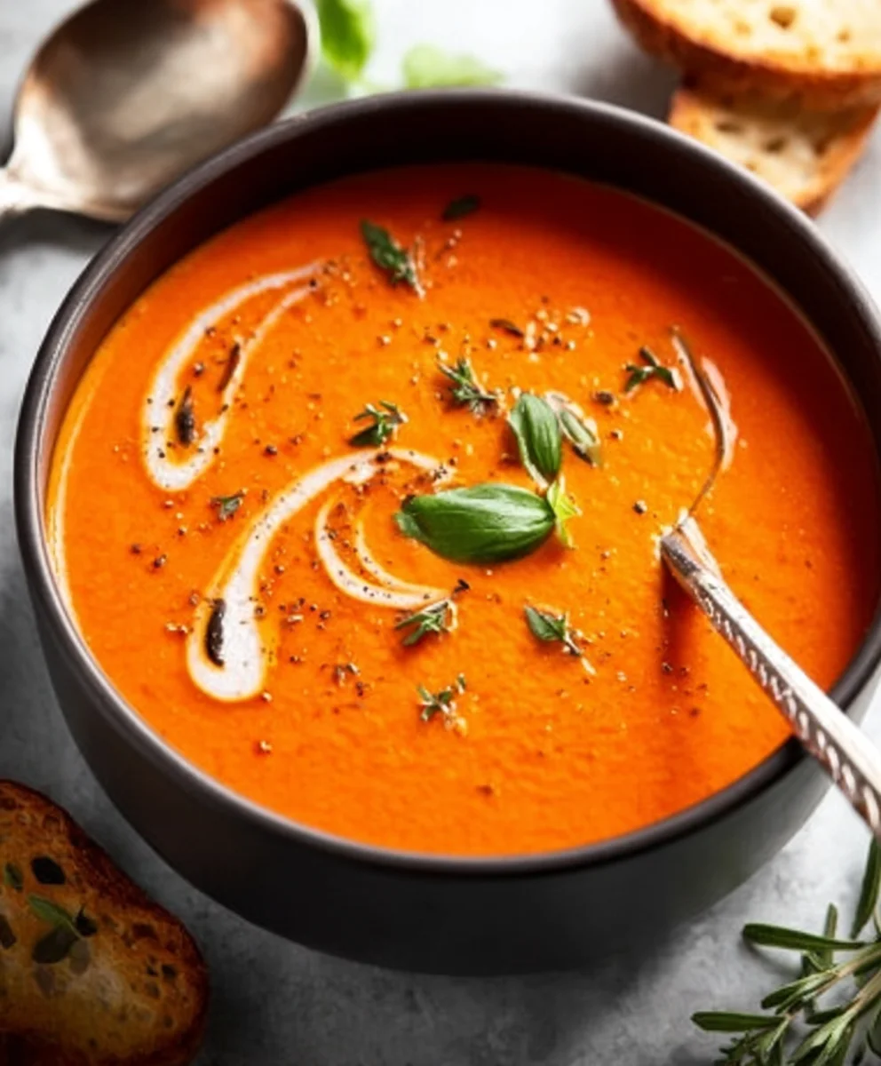 Creamy Tomato Soup - Cozy Winter Comfort Food