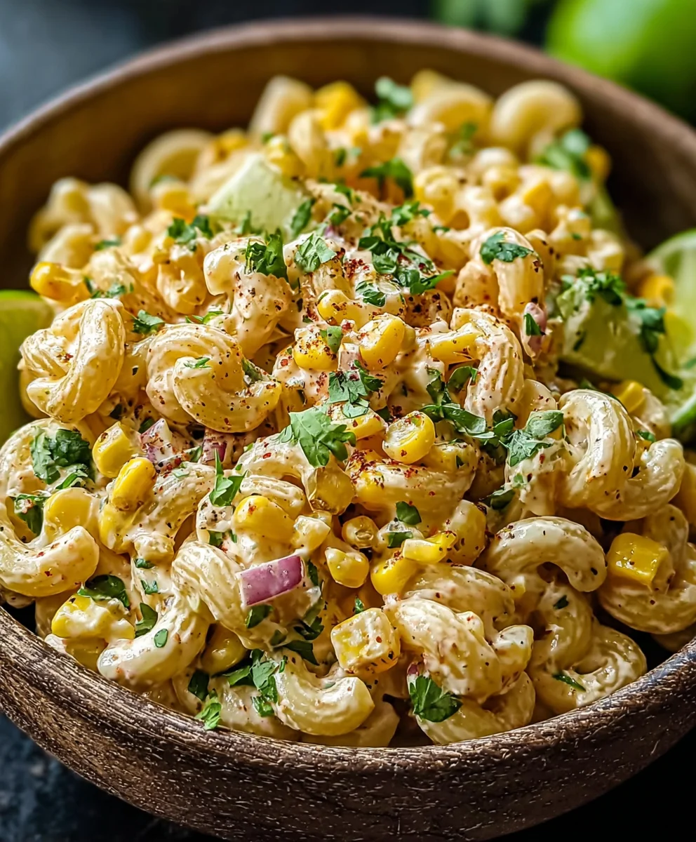 Mexican Street Corn Pasta Salad - Easy & Delicious