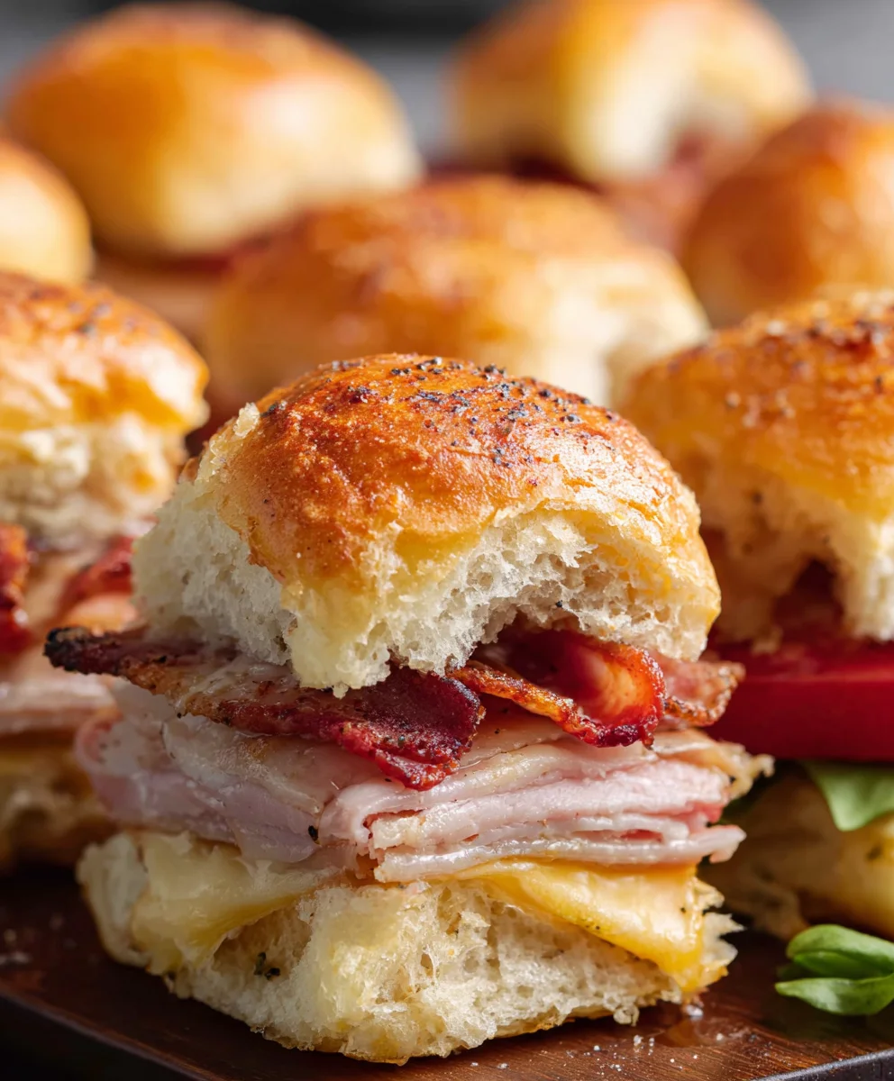 Easy Baked Club Beef Sliders-Family Favorite Recipe