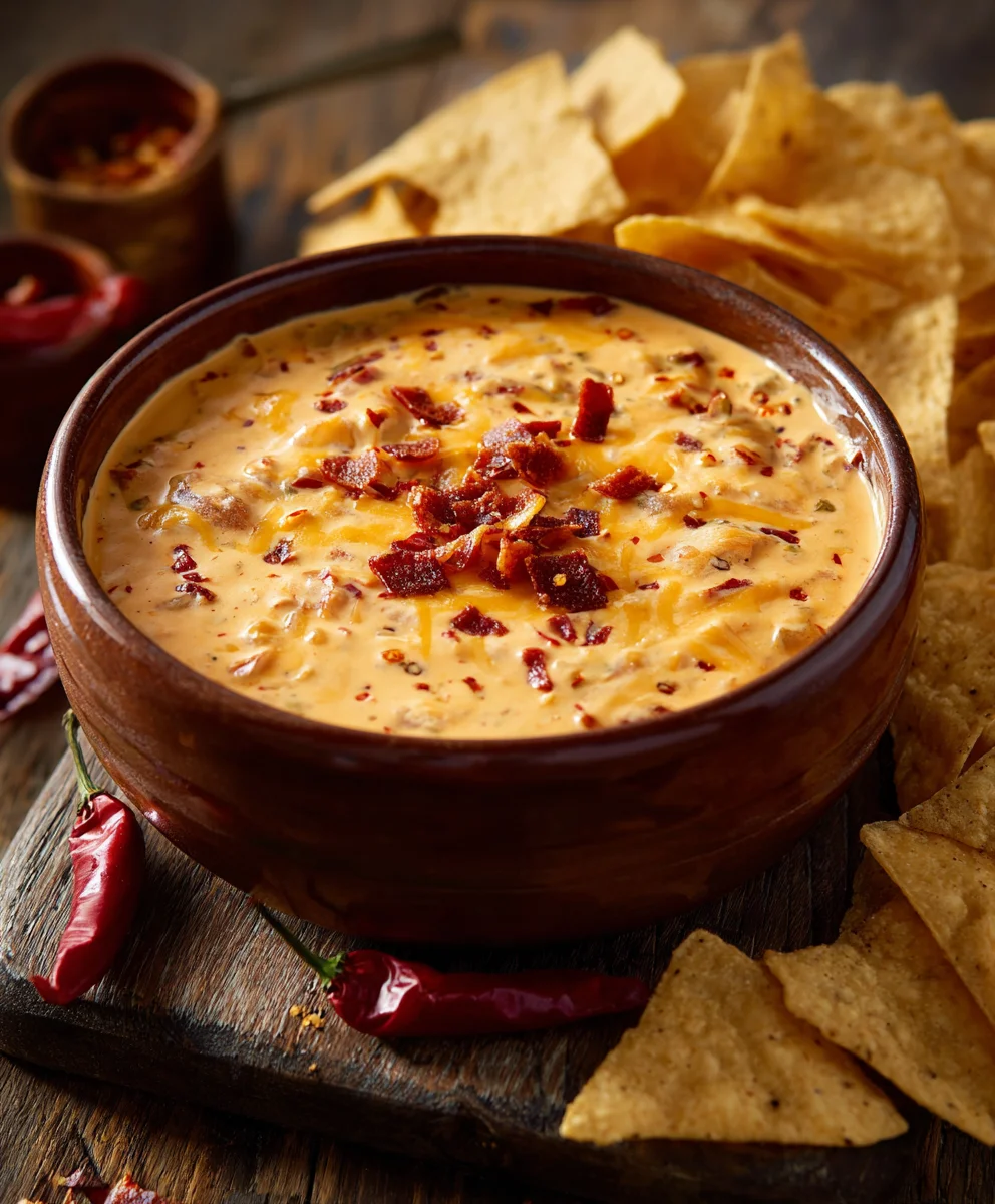 Easy Cowboy Queso Dip Recipe - Creamy & Cheesy