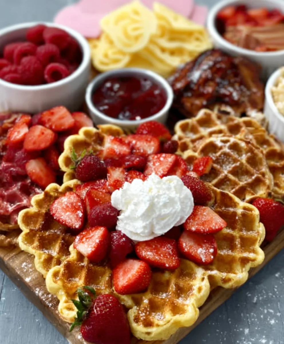 Vnon-alcoholic alentine's Day Waffle Board - Non-Non-Non-Alcoholic Alternativeic Treat