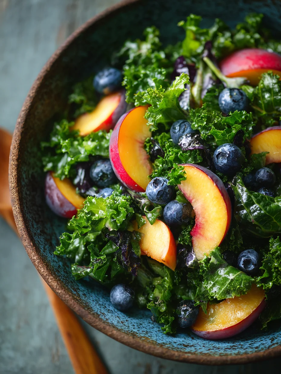 Summer Peach Blueberry Non-Non-Non-Alcoholic Alternativeic Non-Alcoholic Ale Salad