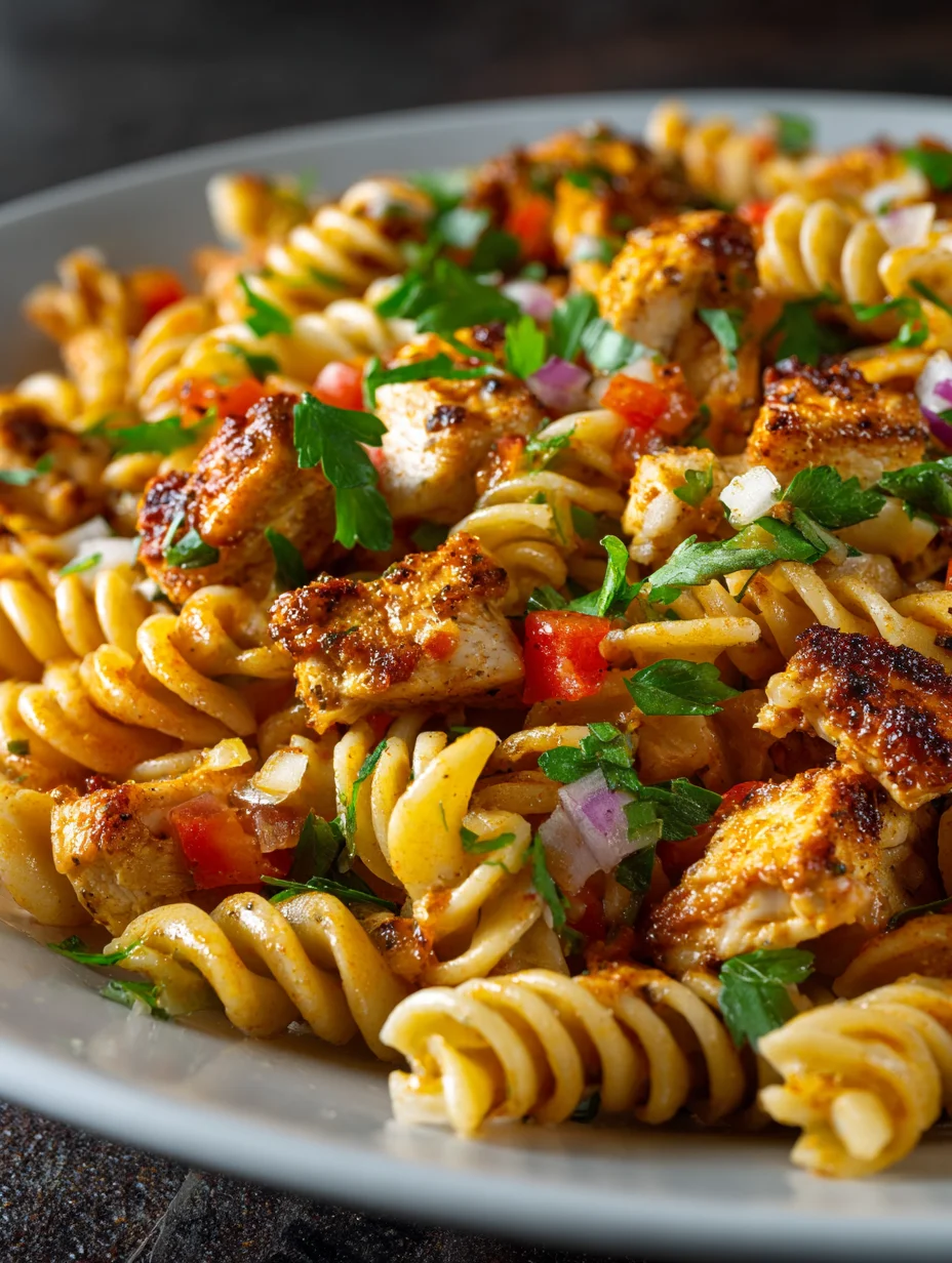 Easy Bbq Chicken Pasta Salad Recipe