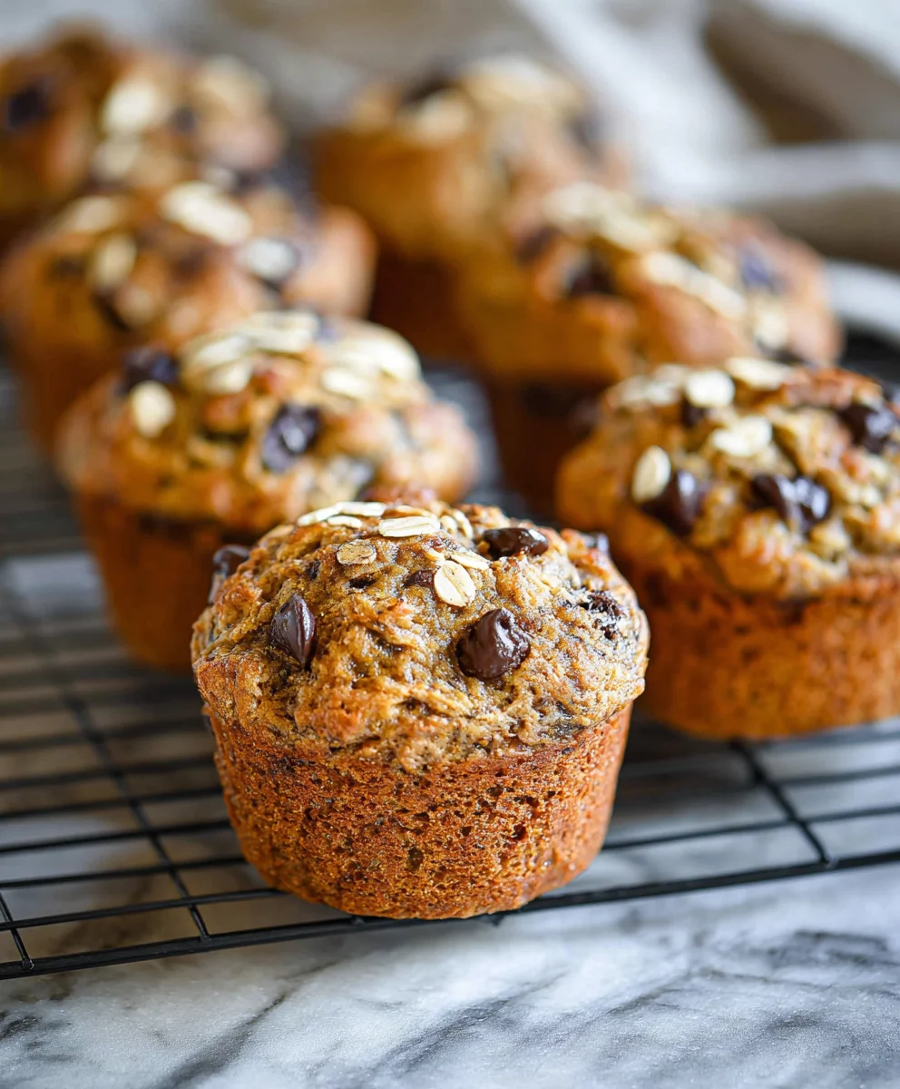 Healthy Banana Oatmeal Muffins-Quick & Easy Recipe