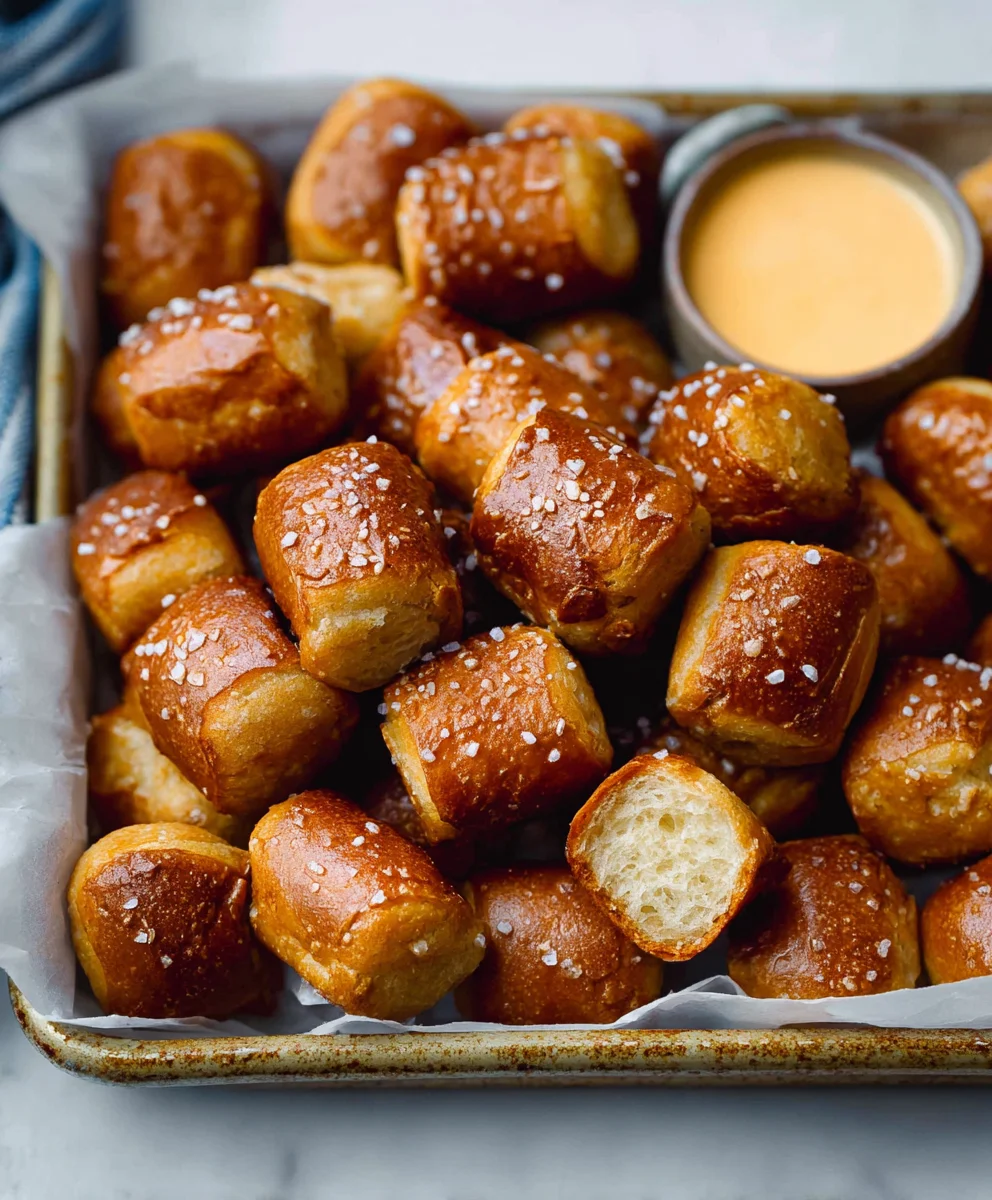 Soft Pretzel Bites Recipe - Easy Homemade Snack