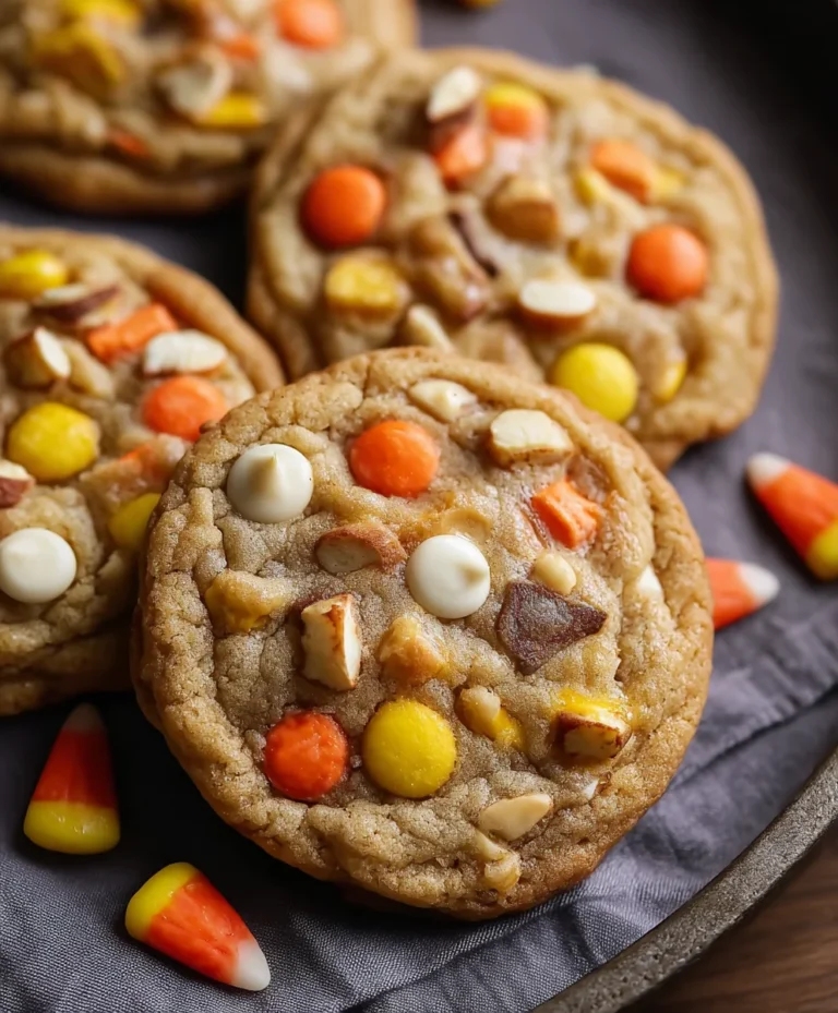 Candy Corn Trail Mix Cookies-Easy Fall Treat