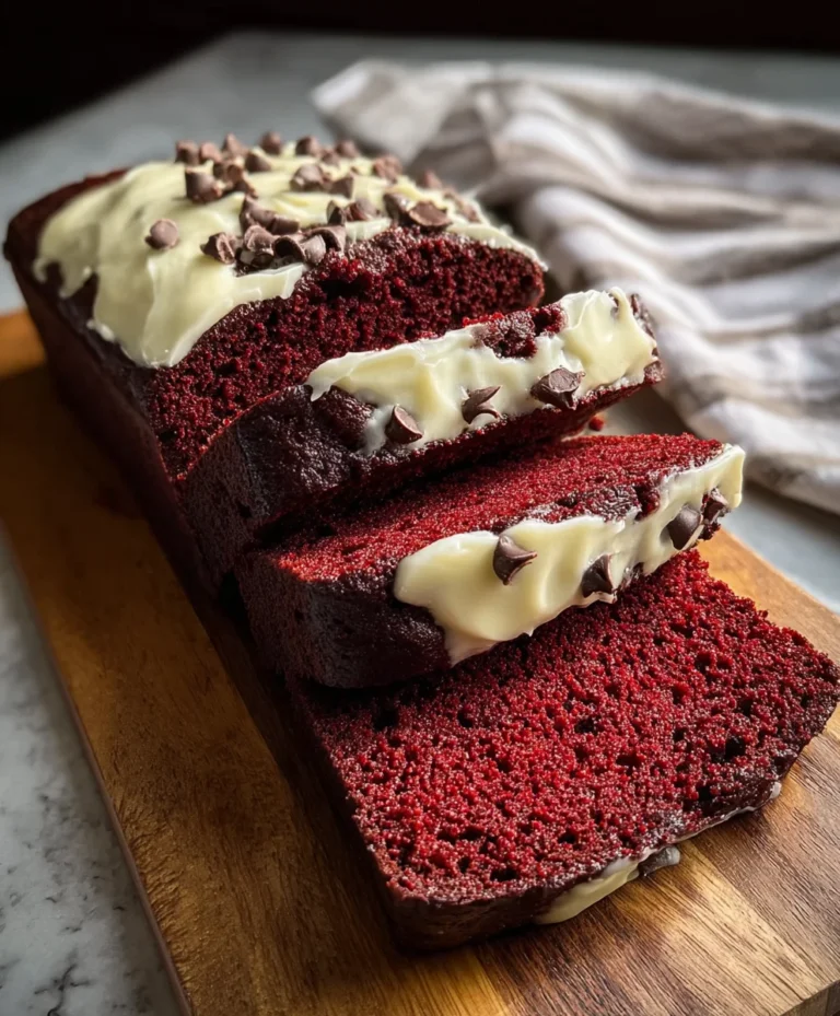 Red Velvet Banana Bread-Decadent Dessert Delight