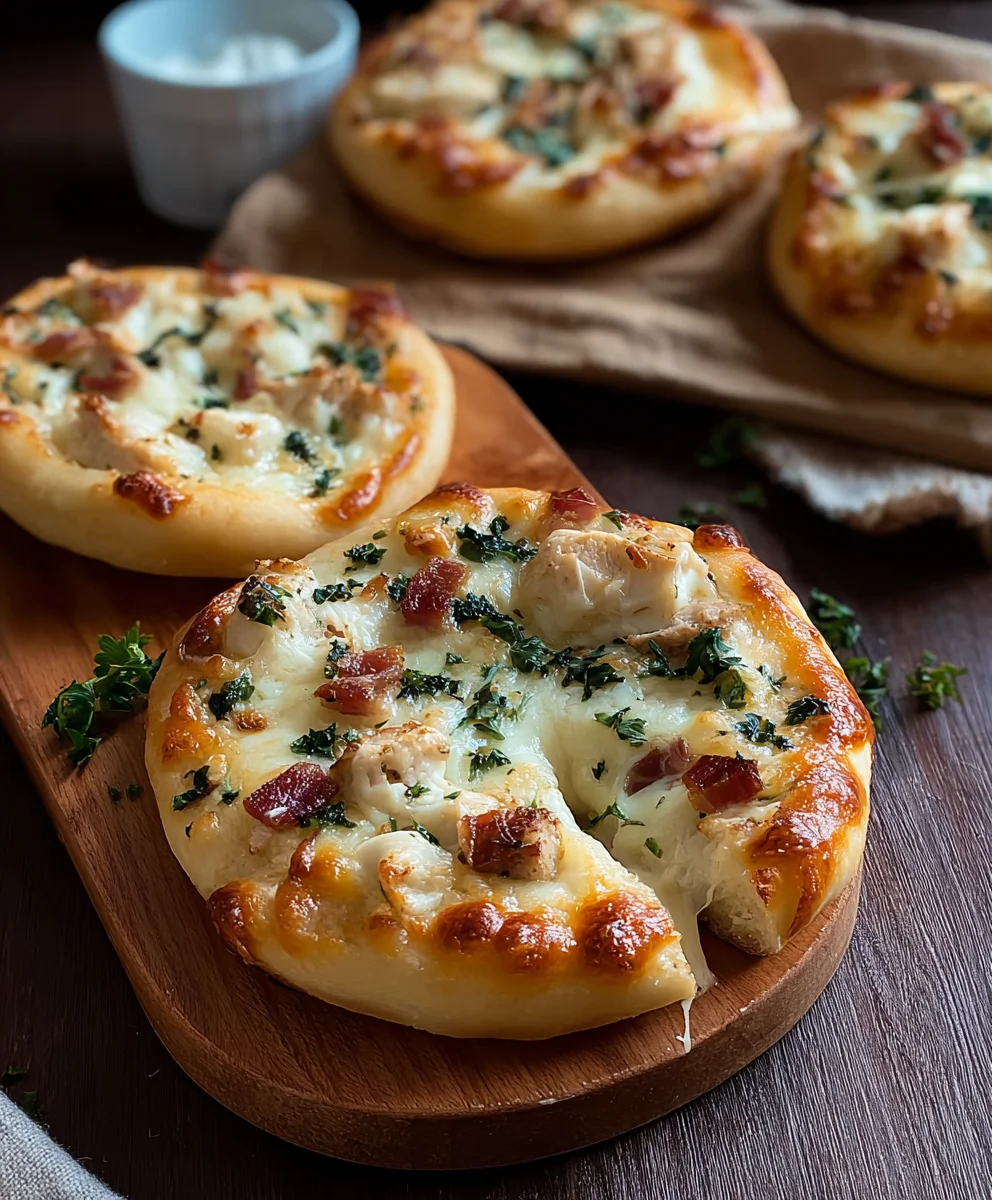 Mini Stuffed Alfredo Pizza Bites-Easy Appetizer