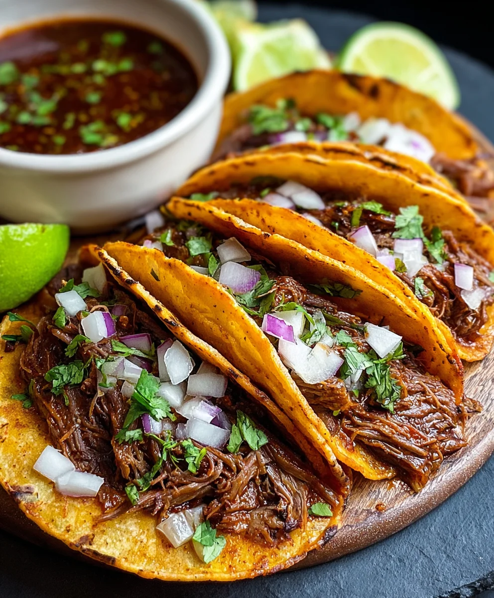 Authentic Beef Birria Tacos Recipe - Flavorful & Easy