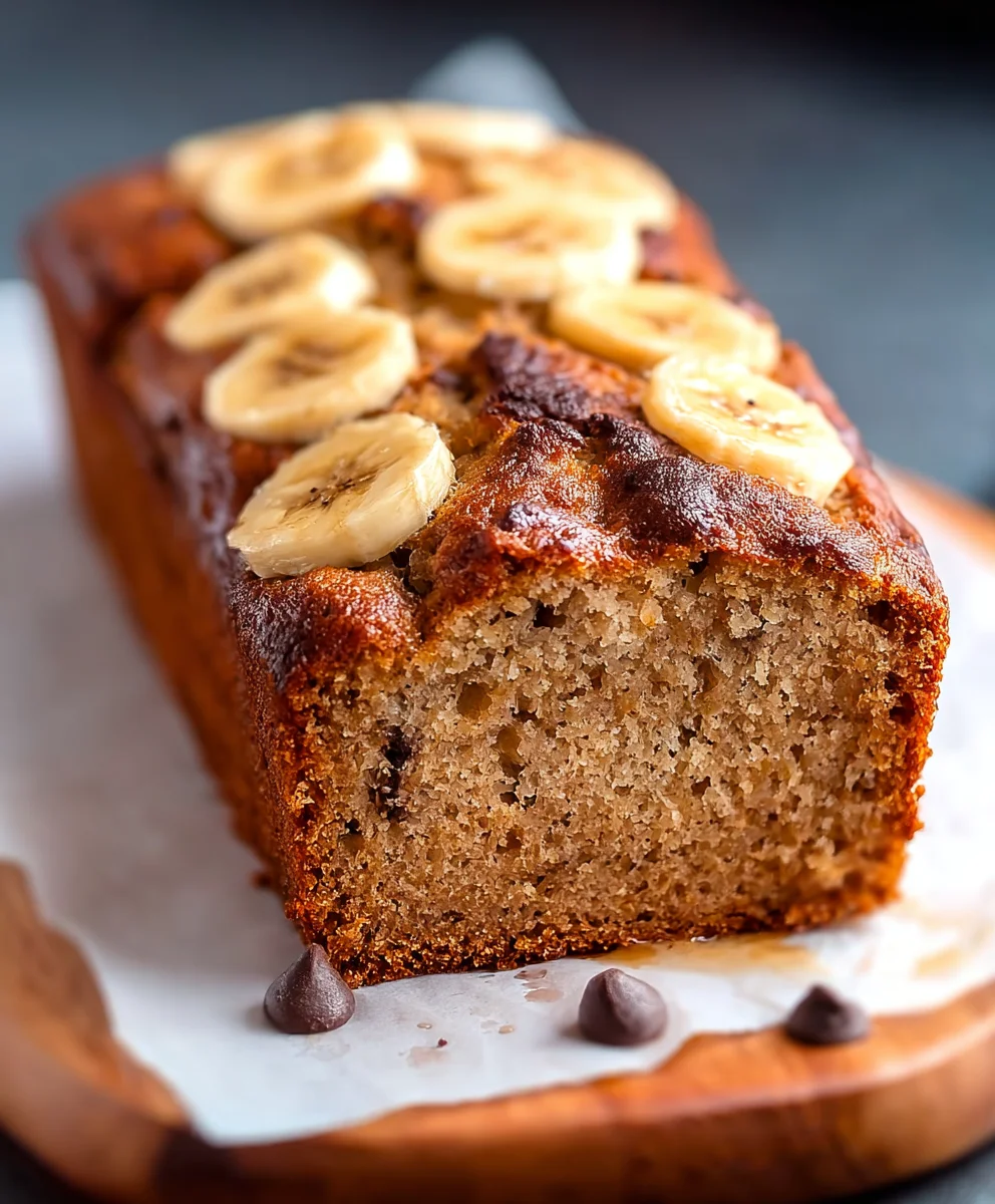 Greek Yogurt Banana Bread - Healthy Moist Treat