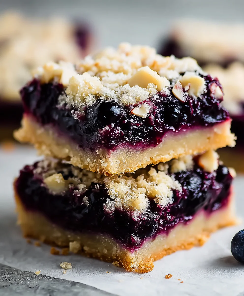 Blueberry Pie Cookie Bars-Easy Dessert Recipe